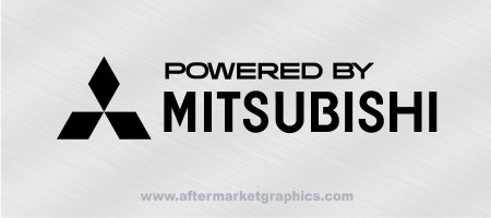 Powered By Mitsubishi Decal